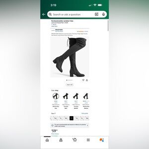 Women's Black Over-the-Knee Boots